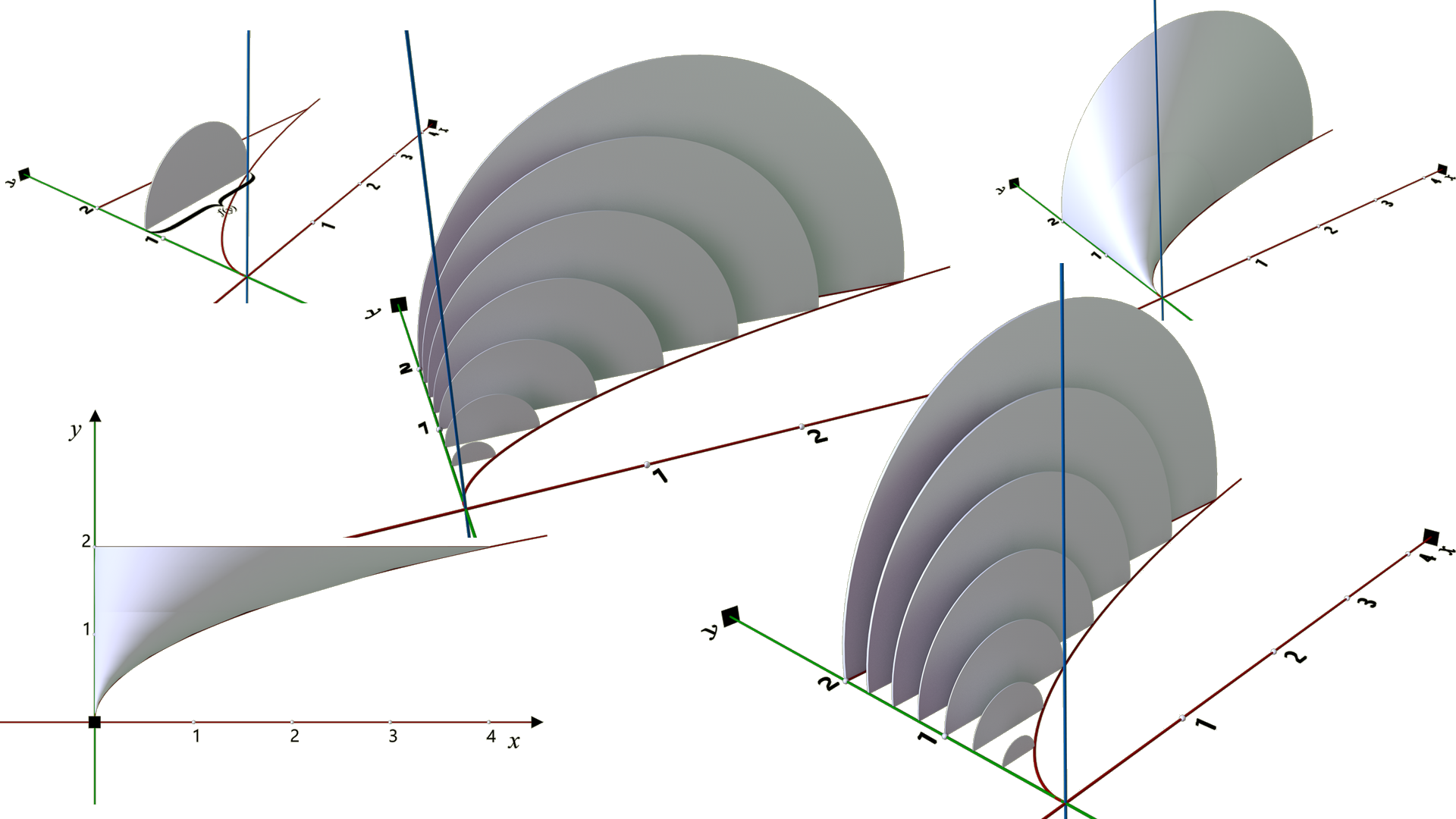 Cross Sections Perpendicular to the y-axis (SEMI-CIRCLE) Free (1)