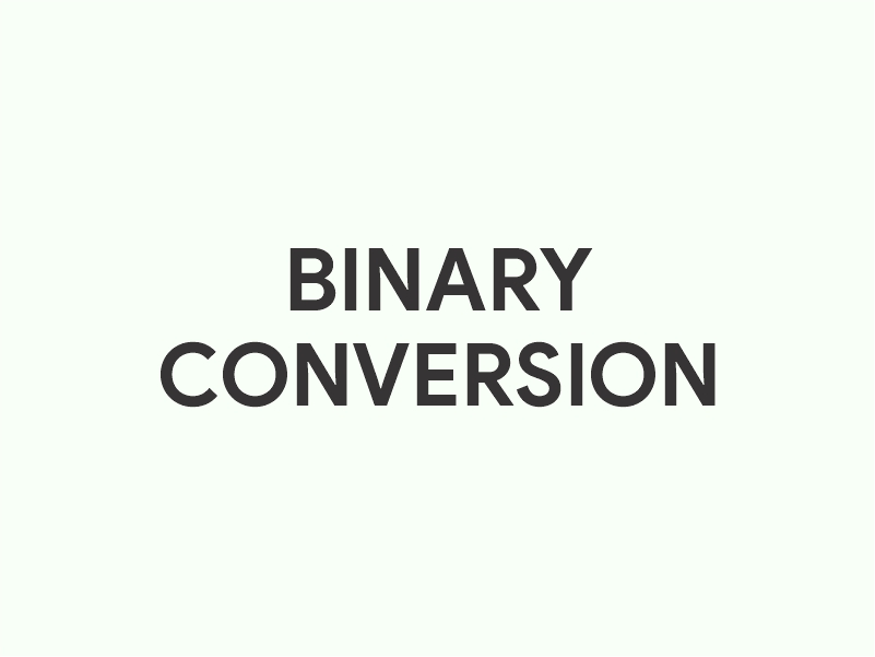 Binary Converter