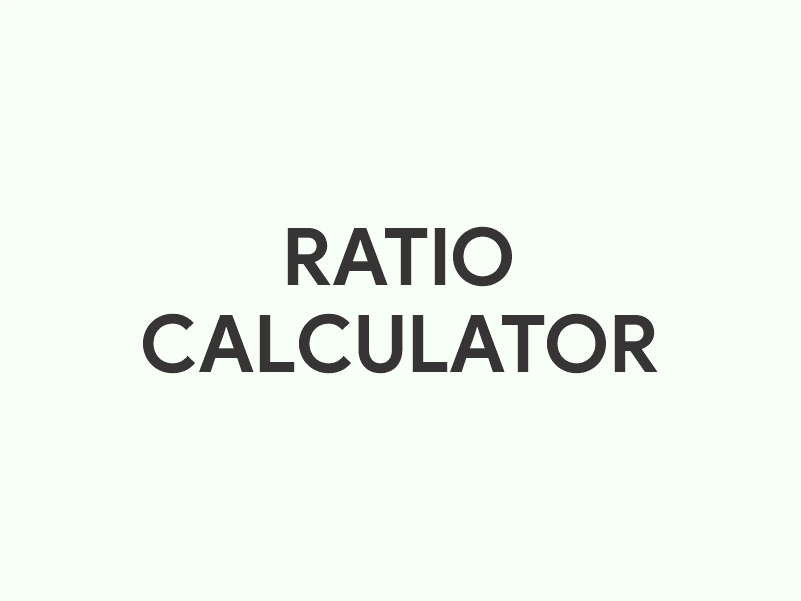 Ratio Calculator