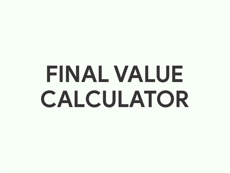 Final Value Calculator