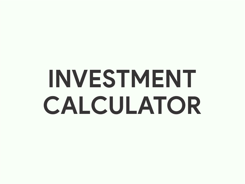 Investment Calculator