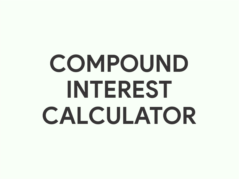 Compound Interest Calculator