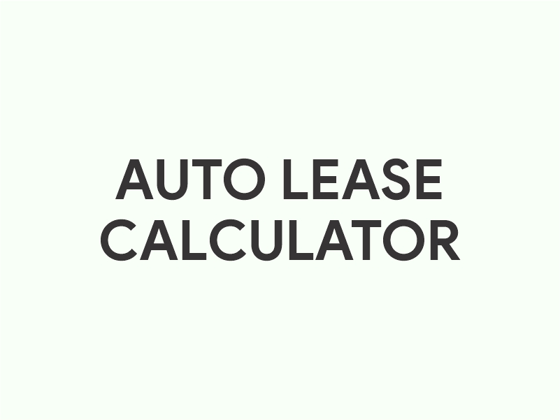 Auto Lease Calculator