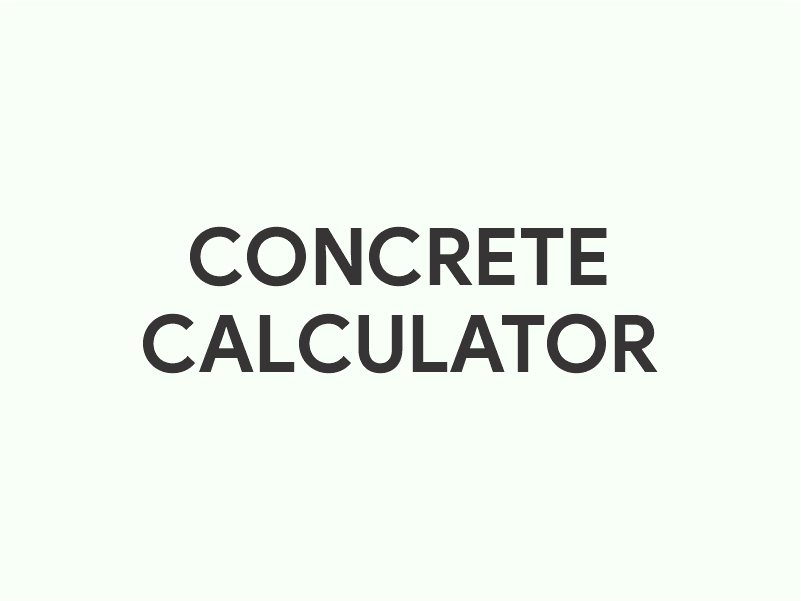 Concrete Calculator