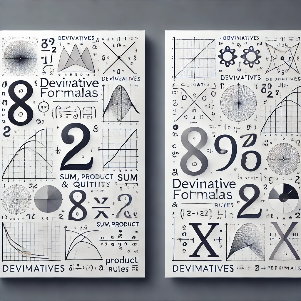 DERIVATIVE FORMULAS