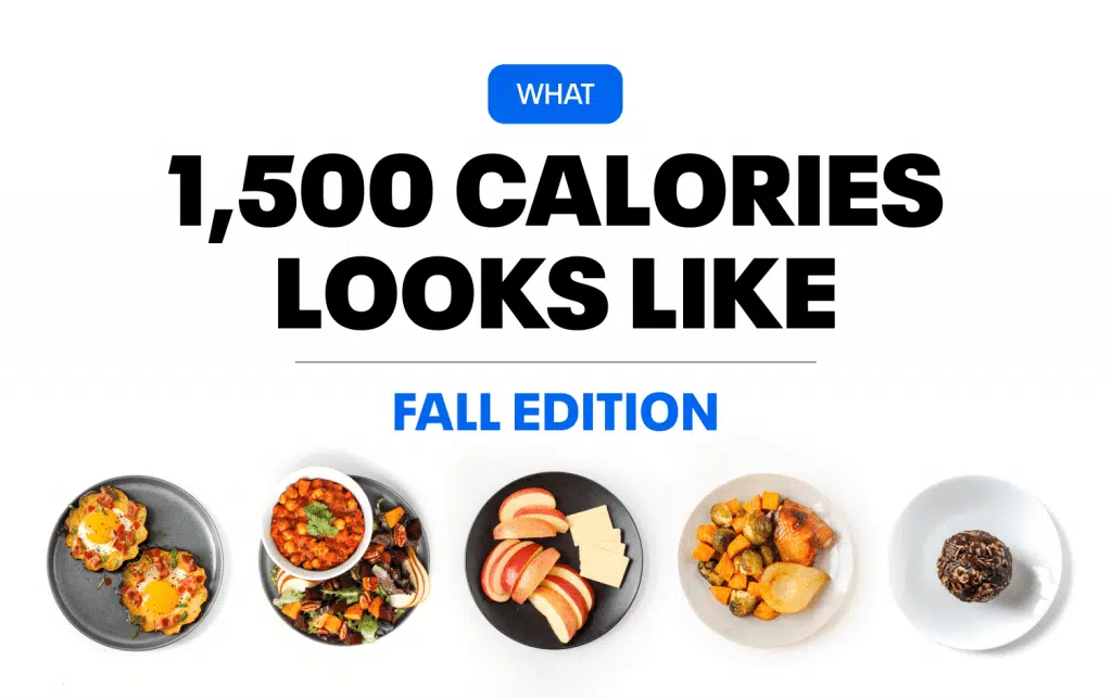 What 1,500 Calories Looks Like (Fall Edition)