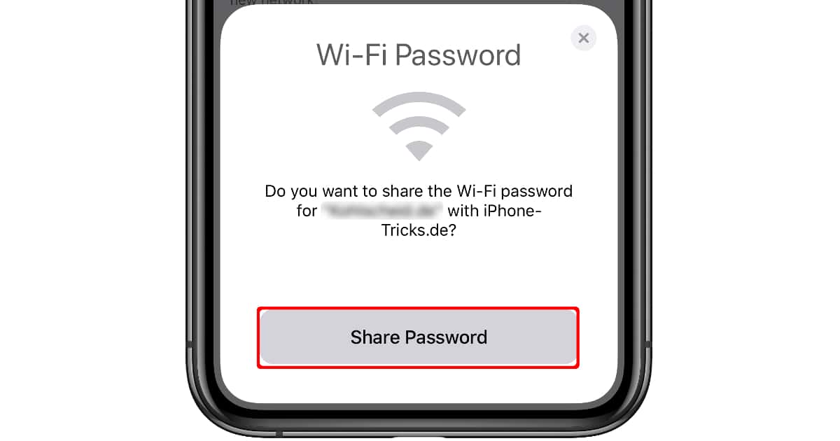 How To Share Wi-Fi Password?