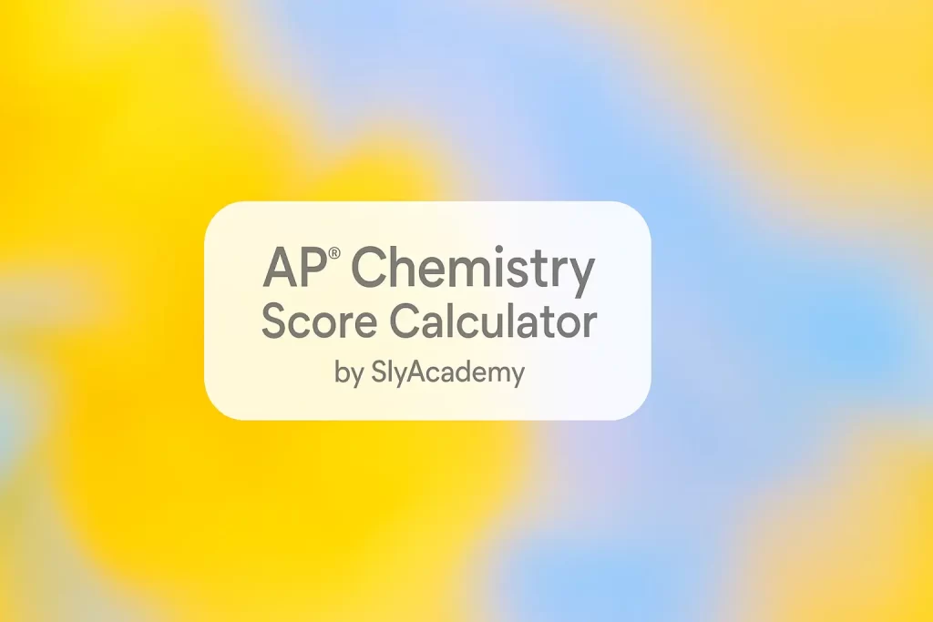 AP® Chemistry Score Calculator (2025 Exam Estimator)