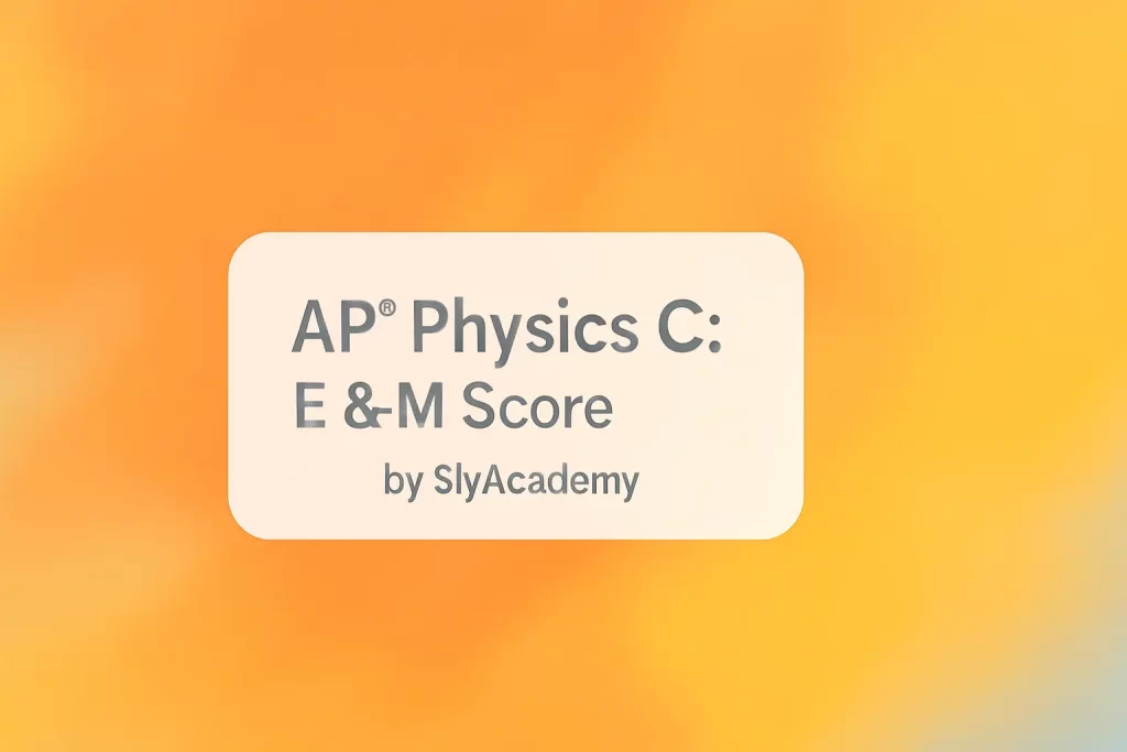 AP® Physics C: E & M Score Calculator (2025 Exam Tool)